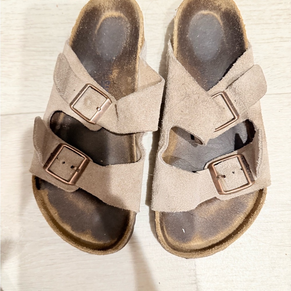 Birkenstock Tan Suede Sandals